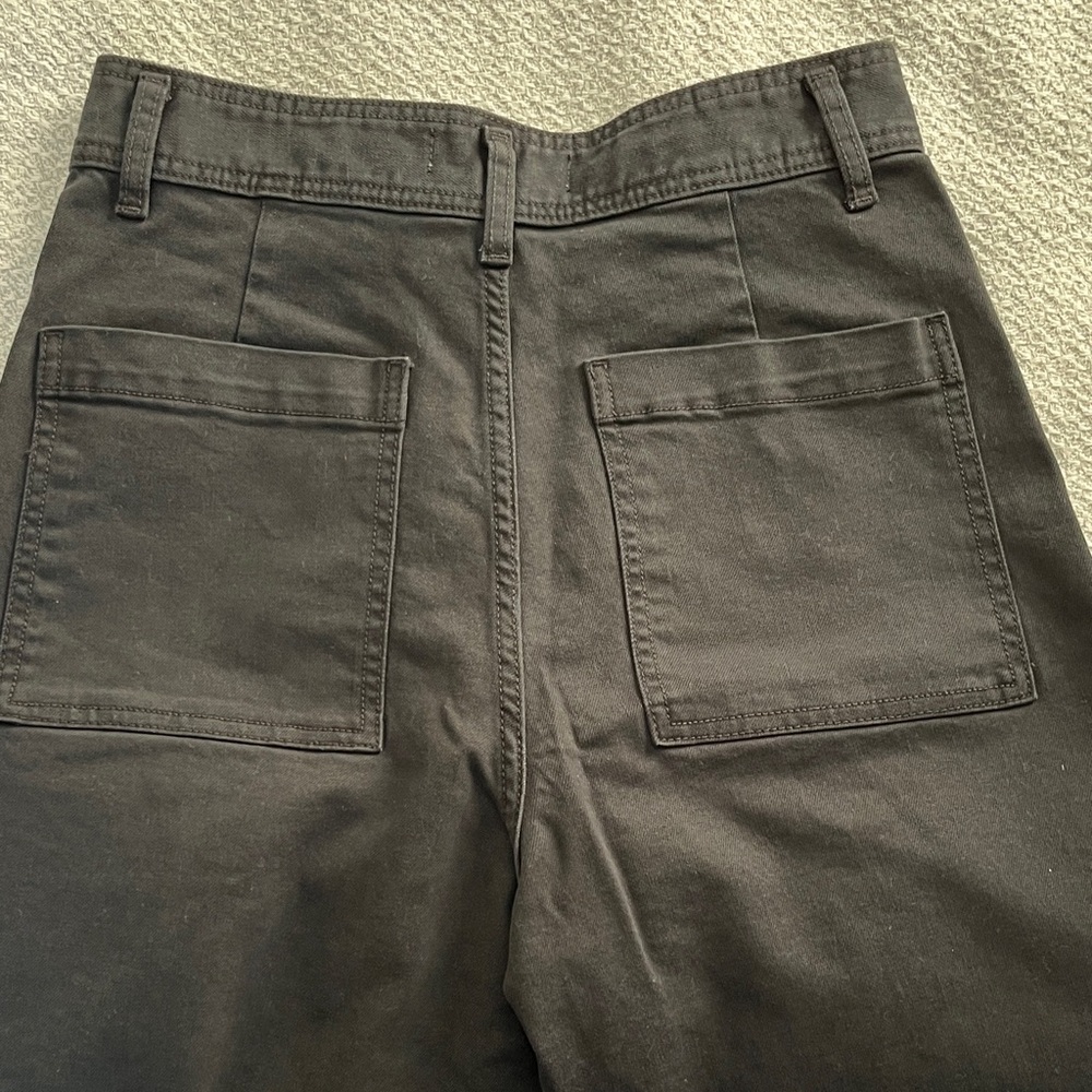 NWOT Zara Black Wide Leg Pants - Picture 6 of 6